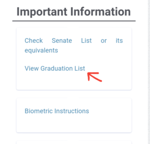 How to Check your Name on NYSC Graduation List