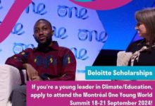 Deloitte/One Young World Scholarship Program 2024
